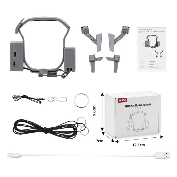 For DJI AIR 3S/AIR 3 BRDRC Drone Airdrop Accessories, For DJI AIR 3S/AIR 3 - ORIWHIZBRDRCDJI & GoPro AccessoriesDJI Air Series