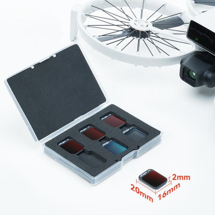 For DJI Flip aMagisn Filter Lens Accessories, CPL, 1/4 Miat, ND8+ND16+ND32+ND64, ND8+ND16+ND32+ND64+CPL+1/4 Mist - ORIWHIZaMagisnDJI & Insta360 AccessoriesOther