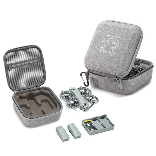 For DJI Neo 2 Drone Mini Hard Case Compact Portable Pouch with Metal Clip, Mini Gray - ORIWHIZCases & BagsDJI & Insta360 AccessoriesDJI Neo Accessories