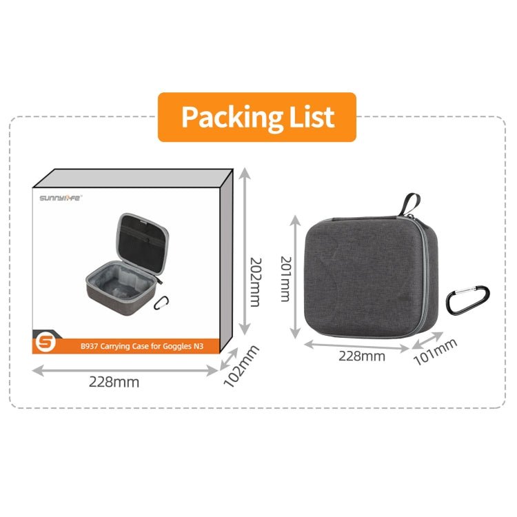 For DJI Neo Flying Glasses N3 Sunnylife Handheld Storage Bag, For DJI N3 Flying Glasses - ORIWHIZCases & BagsDJI & Insta360 AccessoriesDJI Neo Accessories