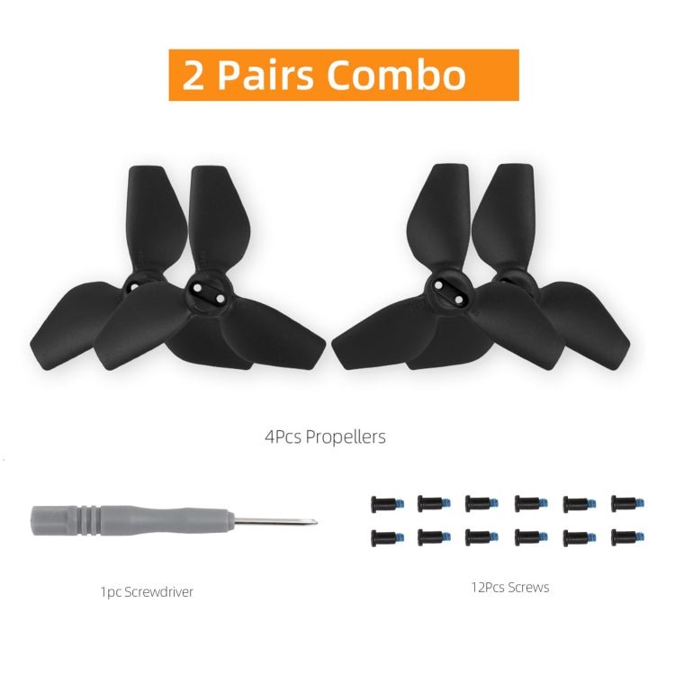 For DJI Neo Sunnylife 2016S Drone Color 3 - Blade Propeller, 2 pairs - ORIWHIZDIY PropellerDJI & Insta360 AccessoriesDJI Neo Accessories
