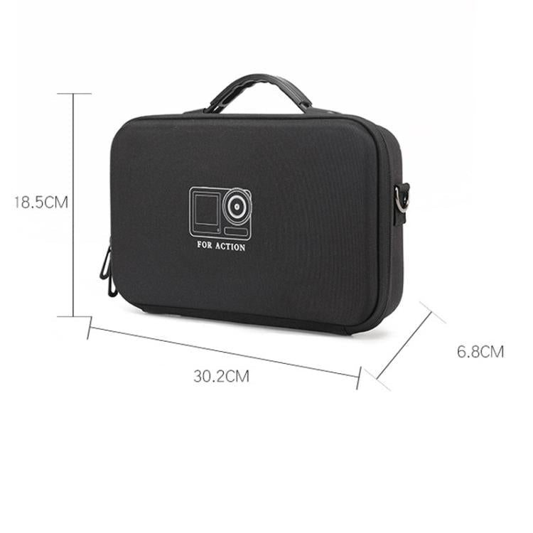 For DJI Osmo Action 6 Adventure Combo Carrying Case Portable Shoulder Bag Battery Handle & 1.5m Extension Rod, Cage Compatible - ORIWHIZCase & BagsDJI & Insta360 AccessoriesOsmo Action Series