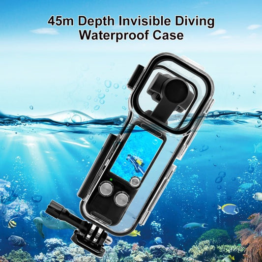 For DJI Osmo Pocket 3 PULUZ 45m Underwater Waterproof Housing Diving Case, Waterproof Case (Transparent) - ORIWHIZCase & BagsDJI & Insta360 AccessoriesOsmo Pocket Accessories
