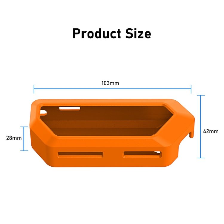 For Flipper Zero Electronic Pet Silicone Full - Cover Protective Case, Orange - ORIWHIZPocket Console & AccessoriesPocket Console & Accessories AccessoriesToys & Hobbies
