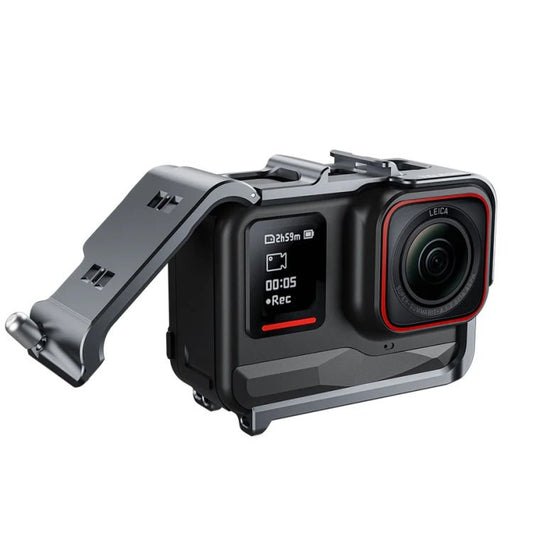 For Insta 360 Ace / Ace Pro TELESIN S6 - FMS - 02 Vertical Shot Quick Release Metal Rabbit Cage Body Protection Accessories - ORIWHIZDJI & Insta360 AccessoriesInsta360 Ace SeriesProtection & Cases