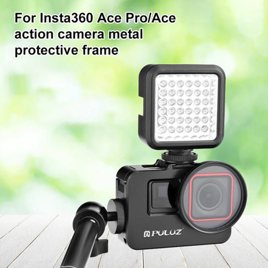 For Insta360 Ace Pro / Ace PULUZ Metal Rabbit Cage Adapter Frame with 52mm UV Filter & Adapter Ring, For Insta360 Ace Meta Cage 2 - ORIWHIZDJI & Insta360 AccessoriesInsta360 Ace SeriesProtection & Cases