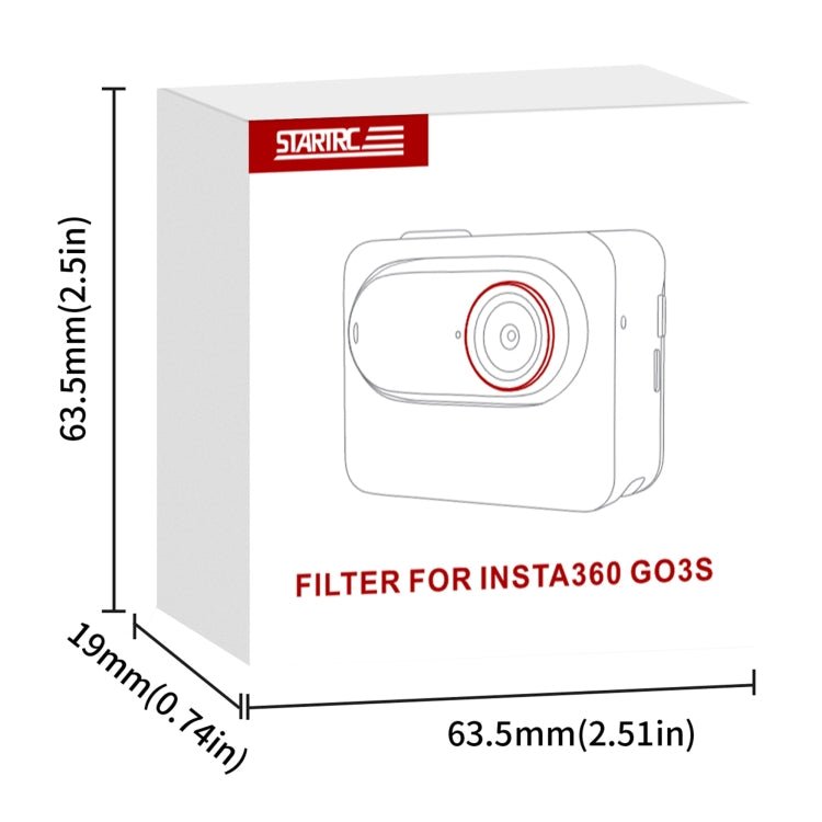 For Insta360 GO 3S STARTRC CPL Camera Lens Filter, CPL - ORIWHIZDJI & Insta360 AccessoriesInsta360 GO SeriesLen Accessories