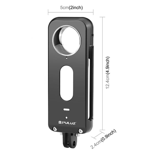 For Insta360 X3 PULUZ Metal Protective Cage Rig Housing Frame with Lens Protector, Metal Frame with Lens Protector - ORIWHIZDJI & Insta360 AccessoriesInsta360 X SeriesProtection & Cases