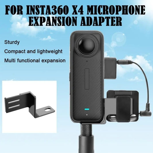 For Insta360 X4 Microphone Extension Adapter Camera Accessories, Microphone Extension - ORIWHIZDJI & Insta360 AccessoriesInsta360 X SeriesMounts