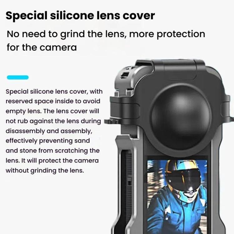 For Insta360 X5 HEPAIL AC - 81 Metal Rabbit Cage Extended Protective Frame, AC - 81 - ORIWHIZDJI & Insta360 AccessoriesHEPAILInsta360 X Series