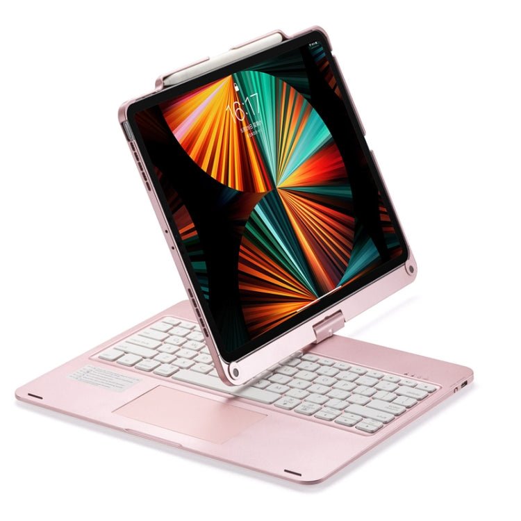 For iPad Pro 12.9 Inch 2022/2021/2020/2018 Tablet Bluetooth Touch Keyboard With Backlight 360 Degree Rotation, For iPad Pro 12.9 Inch - ORIWHIZApple AccessoriesiPad KeyboardiPad Keyboard For iPad Pro