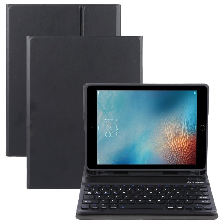 For iPad Pro 9.7 / 9.7 inch 2017 / 9.7 2018 / Air / Air 2 IP071 Separable ABS Smart Bluetooth Keyboard + Litchi Texture Horizontal Flip Leather Tablet Case, For iPad Pro 9.7 / 9.7 inch 2017 / 9.7 2018 / Air / Air 2, For iPad Pro 9.7 inch - ORIWHIZApple AccessoriesiPad KeyboardiPad Keyboard For iPad Pro