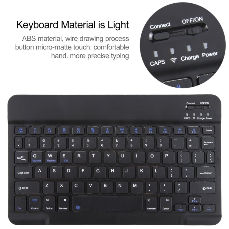 For iPad Pro 9.7 / 9.7 inch 2017 / 9.7 2018 / Air / Air 2 IP071 Separable ABS Smart Bluetooth Keyboard + Litchi Texture Horizontal Flip Leather Tablet Case, For iPad Pro 9.7 / 9.7 inch 2017 / 9.7 2018 / Air / Air 2, For iPad Pro 9.7 inch - ORIWHIZApple AccessoriesiPad KeyboardiPad Keyboard For iPad Pro