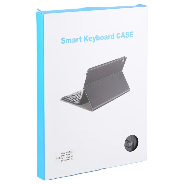 For iPad Pro 9.7 / 9.7 inch 2017 / 9.7 2018 / Air / Air 2 IP071 Separable ABS Smart Bluetooth Keyboard + Litchi Texture Horizontal Flip Leather Tablet Case, For iPad Pro 9.7 / 9.7 inch 2017 / 9.7 2018 / Air / Air 2, For iPad Pro 9.7 inch - ORIWHIZApple AccessoriesiPad KeyboardiPad Keyboard For iPad Pro
