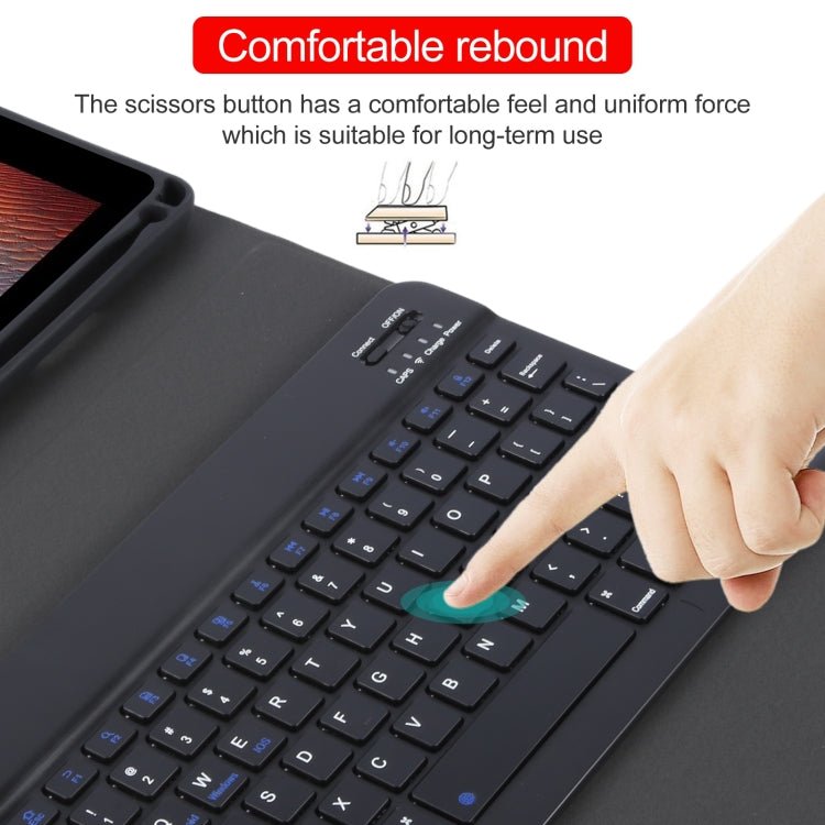 For iPad Pro 9.7 / 9.7 inch 2017 / 9.7 2018 / Air / Air 2 IP071 Separable ABS Smart Bluetooth Keyboard + Litchi Texture Horizontal Flip Leather Tablet Case, For iPad Pro 9.7 / 9.7 inch 2017 / 9.7 2018 / Air / Air 2, For iPad Pro 9.7 inch - ORIWHIZApple AccessoriesiPad KeyboardiPad Keyboard For iPad Pro