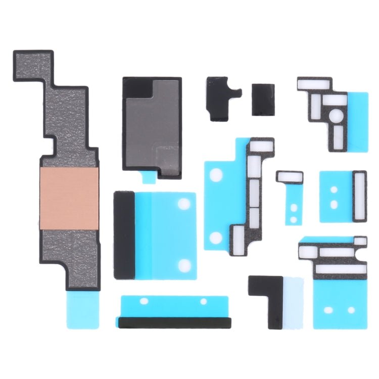 For iPhone 14 Plus 10pcs Mainboard Sponge Foam Pads + Heat Sink Graphite Sticker, For iPhone 14 Plus - ORIWHIZ