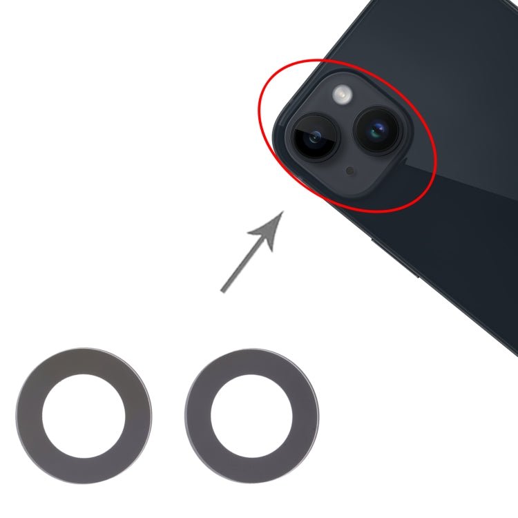 For iPhone 14 Plus Back Camera Lens, For iPhone 14 Plus - ORIWHIZ