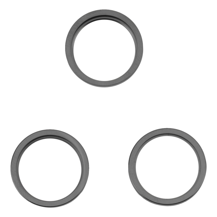 For iPhone 14 Pro 3PCS Rear Camera Glass Lens Metal Outside Protector Hoop Ring, For iPhone 14 Pro - ORIWHIZ