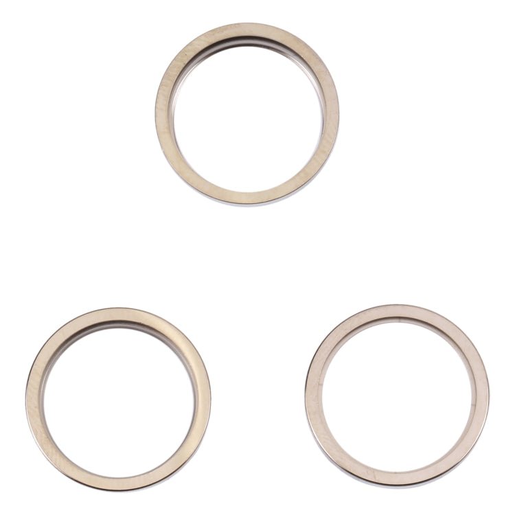 For iPhone 14 Pro 3PCS Rear Camera Glass Lens Metal Outside Protector Hoop Ring, For iPhone 14 Pro - ORIWHIZ