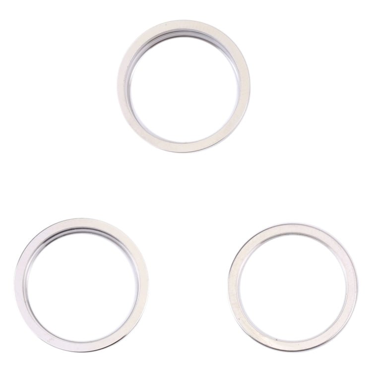 For iPhone 14 Pro 3PCS Rear Camera Glass Lens Metal Outside Protector Hoop Ring, For iPhone 14 Pro - ORIWHIZ