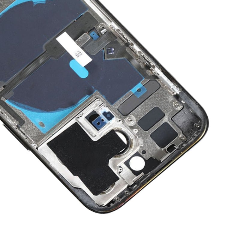 For iPhone 14 Pro Battery Back Cover with Power + Volume Flex Cable + Wireless Charging Module, China Version, CE EU Version, US Version - ORIWHIZ