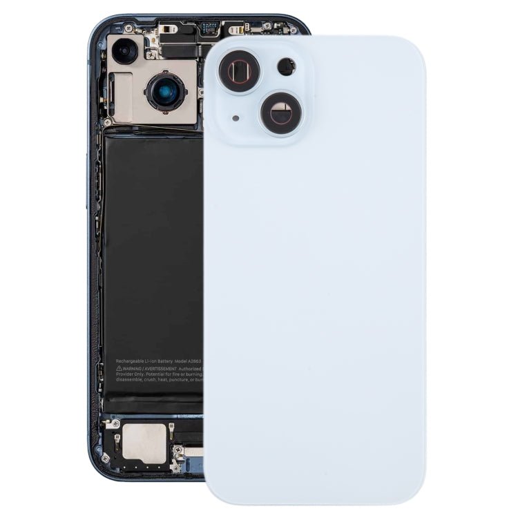 For iPhone 15 Battery Back Cover with Camera Lens Cover + MagSafe Magnet, For iPhone 15 (with MagSafe) - ORIWHIZ