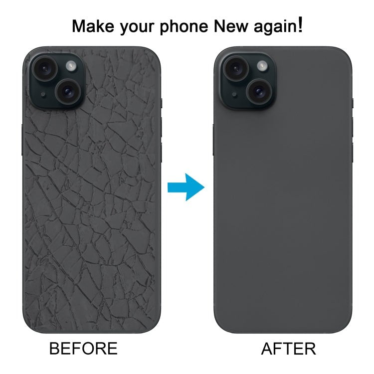 For iPhone 15 Glass Battery Back Cover with Flash Bracket + Wireless Charging Module, For iPhone 15 - ORIWHIZ