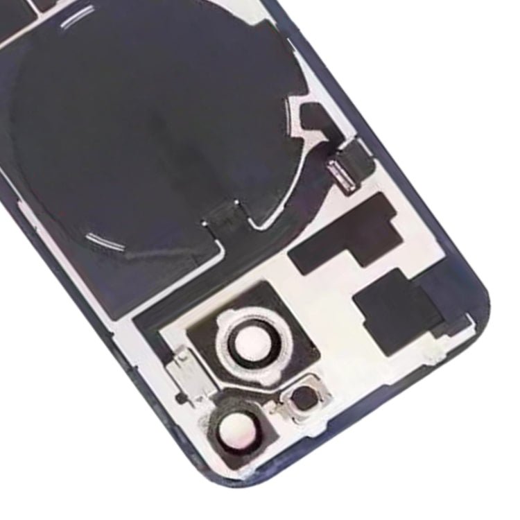 For iPhone 15 Glass Battery Back Cover with Flash Bracket + Wireless Charging Module, For iPhone 15 - ORIWHIZ