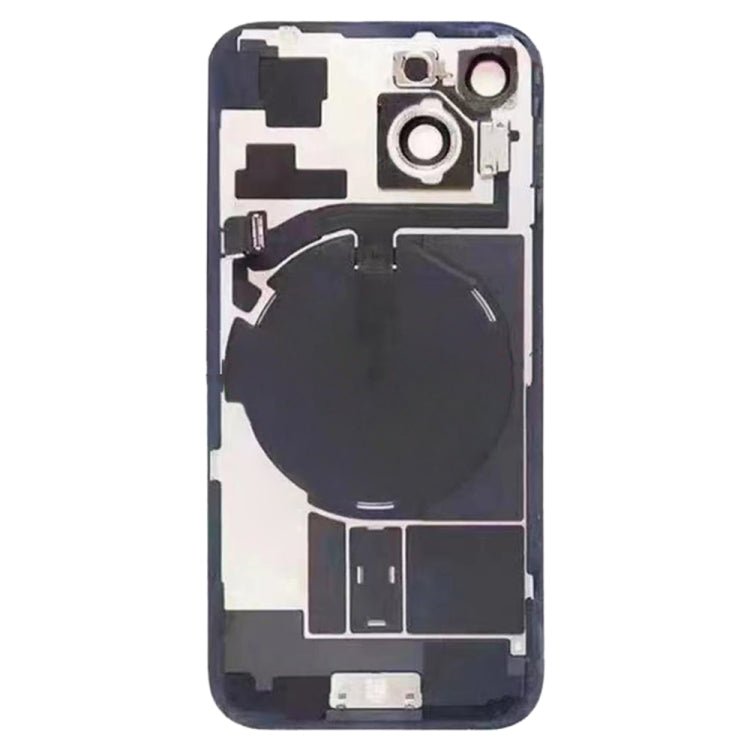 For iPhone 15 Glass Battery Back Cover with Flash Bracket + Wireless Charging Module, For iPhone 15 - ORIWHIZ