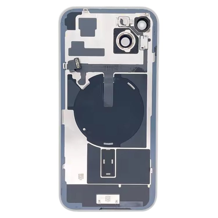 For iPhone 15 Plus Glass Battery Back Cover with Flash Bracket + Wireless Charging Module, For iPhone 15 Plus - ORIWHIZ