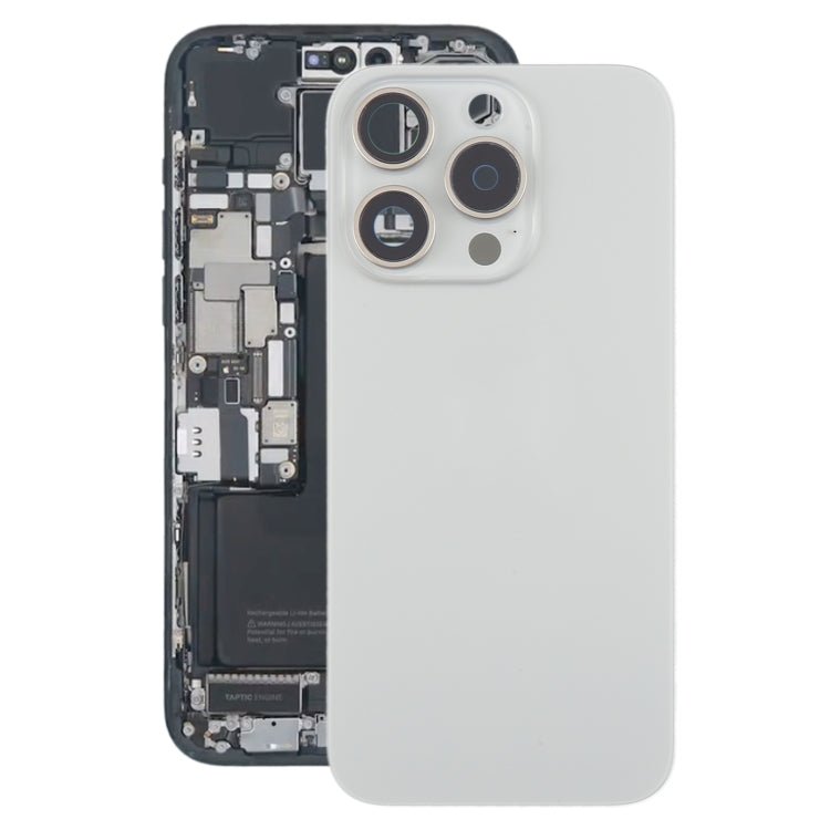 For iPhone 15 Pro Battery Back Cover with Camera Lens Cover + MagSafe Magnet, For iPhone 15 Pro (with MagSafe) - ORIWHIZ