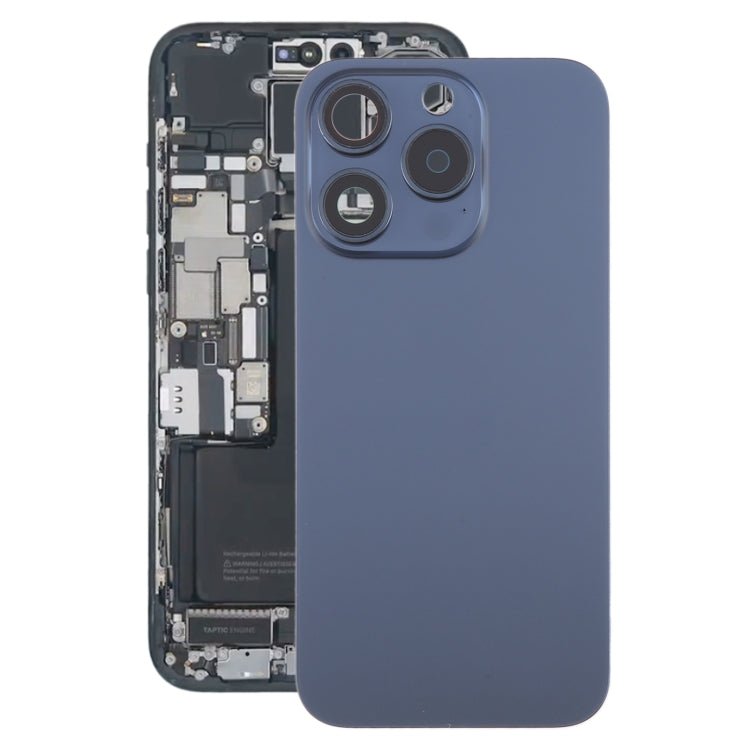 For iPhone 15 Pro Battery Back Cover with Camera Lens Cover + MagSafe Magnet, For iPhone 15 Pro (with MagSafe) - ORIWHIZ