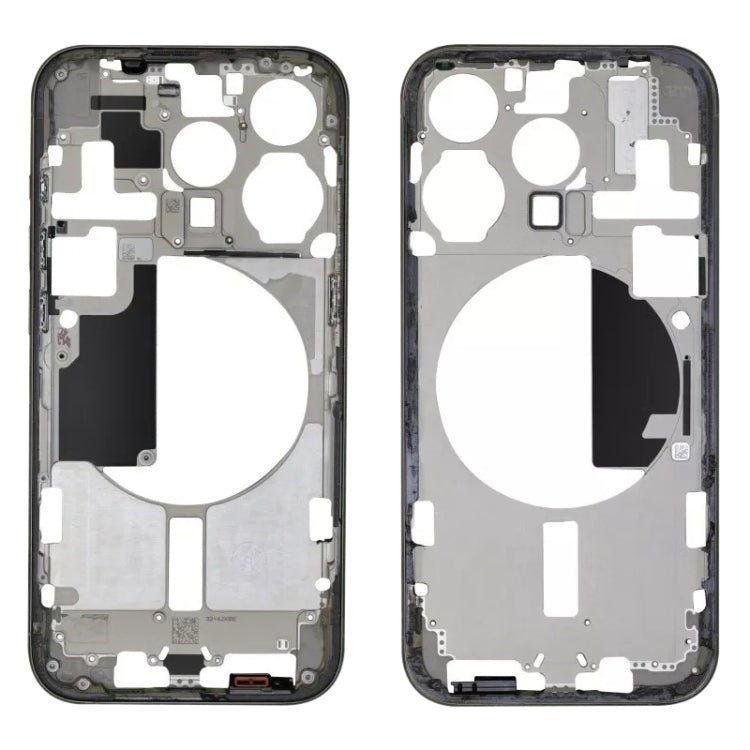 For iPhone 15 Pro Middle Frame Bezel Plate with Side Keys + Card Tray, China Version, US Version, CE EU Version - ORIWHIZ