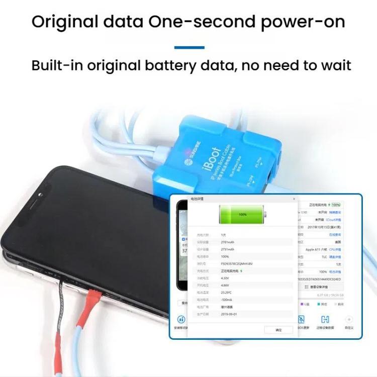 For iPhone Battery Power Supply Test Boot Cable Cell Phone Repair Boot Control Line, SUNSHINE iBoot A - ORIWHIZ