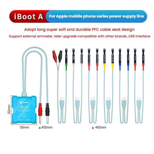 For iPhone Battery Power Supply Test Boot Cable Cell Phone Repair Boot Control Line, SUNSHINE iBoot A - ORIWHIZ