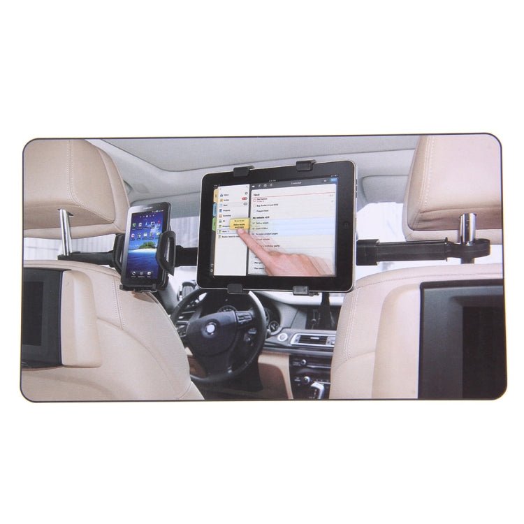 For iPhone, Galaxy, Huawei, Xiaomi, Sony, LG, HTC, Google and other Smartphones, iPad, Tablet, Phone, Car Back Seat Headrest Holder - ORIWHIZ
