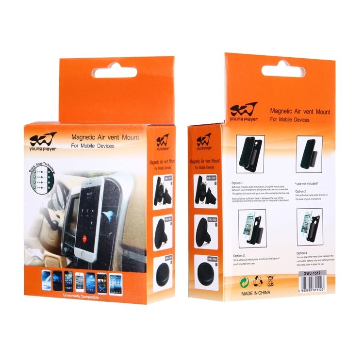 For iPhone, Galaxy, Sony, Lenovo, HTC, Huawei, and other Smartphones, Air Vent Mount Clip - ORIWHIZ