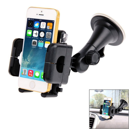 For iPhone, Galaxy, Sony, Lenovo, HTC, Huawei, and other Smartphones of Width: 5.1cm - 10.5cm, Suction Cup Car Holder - ORIWHIZ