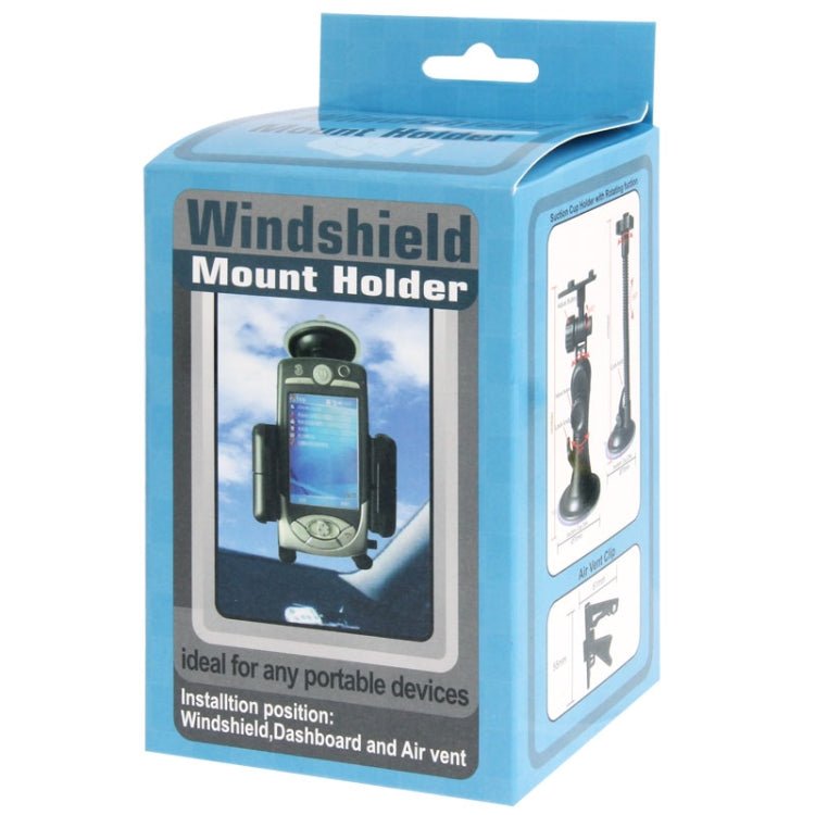 For iPhone, Galaxy, Sony, Lenovo, HTC, Huawei, and other Smartphones of Width: 5.1cm - 10.5cm, Suction Cup Car Holder - ORIWHIZ