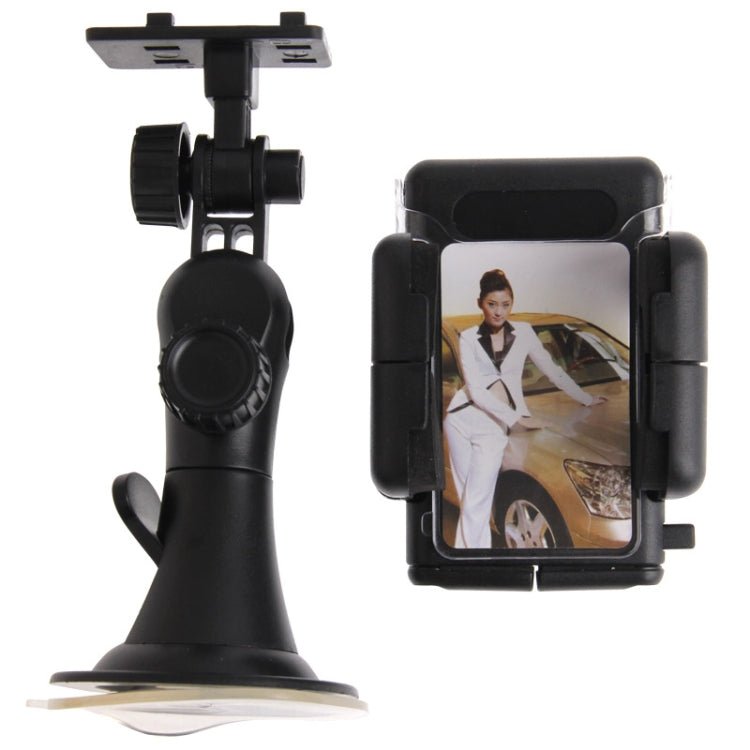 For iPhone, Galaxy, Sony, Lenovo, HTC, Huawei, and other Smartphones of Width: 5.1cm - 10.5cm, Suction Cup Car Holder - ORIWHIZ