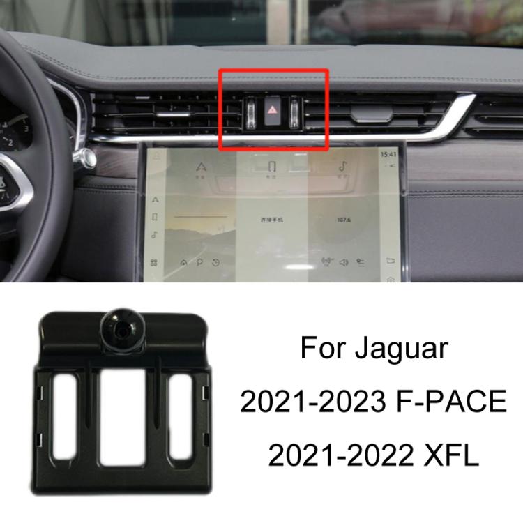 For Jaguar Car Special Mobile Phone Navigation Bracket Base, 08 - 15 XF, 17 - 20 XFL, 18 - 20 XEL/15 - 19 XE/16 - 20 F - PACE, 18 E - Pace, 21 - 23 F - PACE/21 - 22 XFL - ORIWHIZ