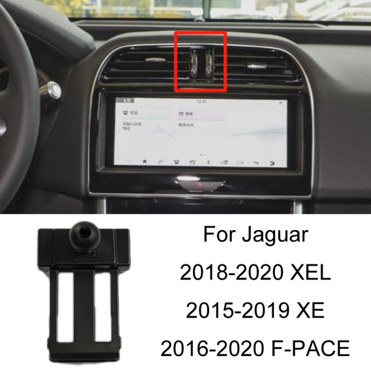 For Jaguar Car Special Mobile Phone Navigation Bracket Base, 08 - 15 XF, 17 - 20 XFL, 18 - 20 XEL/15 - 19 XE/16 - 20 F - PACE, 18 E - Pace, 21 - 23 F - PACE/21 - 22 XFL - ORIWHIZ