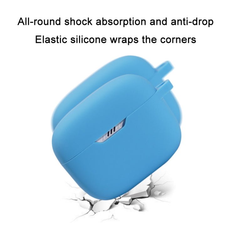 For JBL T230NC TWS Wireless Bluetooth Headphones Silicone Case, White, Mint Green, Pink, Black, Red, Yellow, Matcha Green, Ink Green, Sky Blue, Afternoon Blue - ORIWHIZ