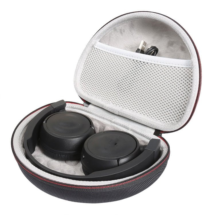 For JBL T450BT/500BT Wireless Headset Storage Case Bag, White Velvet Lining, Black Lining - ORIWHIZ