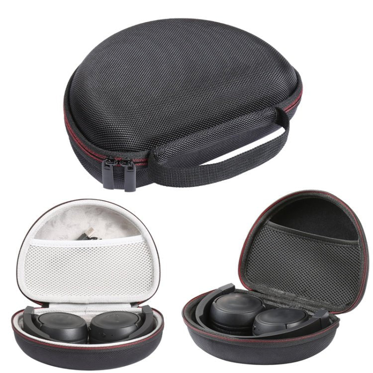 For JBL T450BT/500BT Wireless Headset Storage Case Bag, White Velvet Lining, Black Lining - ORIWHIZ