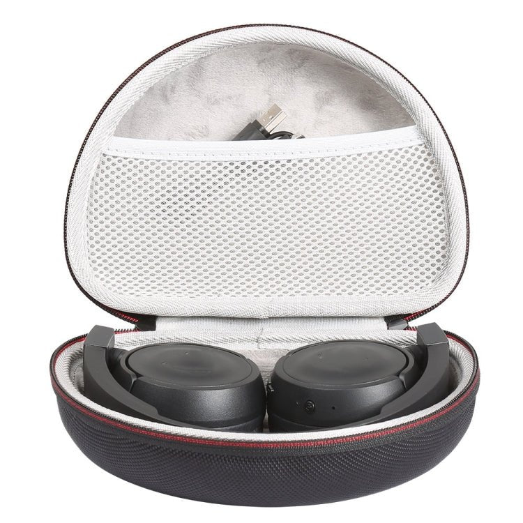 For JBL T450BT/500BT Wireless Headset Storage Case Bag, White Velvet Lining, Black Lining - ORIWHIZ