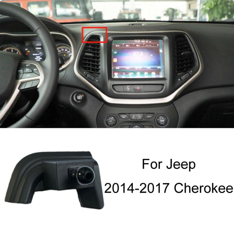 For Jeep Car Special Mobile Phone Navigation Bracket Base, 11 - 18 Wrangler, 14 - 17 Cherokee, 14 - 18 Grand Cherokee, 16 - 21 Renegade, 17 - 20 Compass Not For Screen Modification, 18 - 22 Grand Commander, 19 - 22 Wrangler, 21 Grand Cherokee, 21 Compass - ORIWHIZ