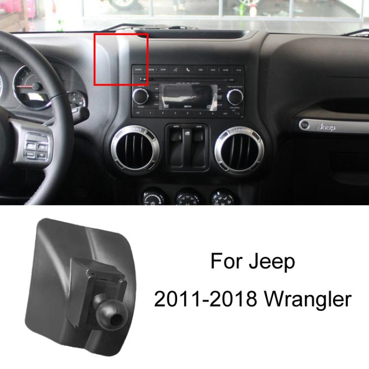 For Jeep Car Special Mobile Phone Navigation Bracket Base, 11 - 18 Wrangler, 14 - 17 Cherokee, 14 - 18 Grand Cherokee, 16 - 21 Renegade, 17 - 20 Compass Not For Screen Modification, 18 - 22 Grand Commander, 19 - 22 Wrangler, 21 Grand Cherokee, 21 Compass - ORIWHIZ