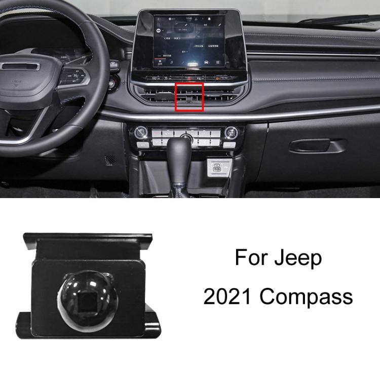 For Jeep Car Special Mobile Phone Navigation Bracket Base, 11 - 18 Wrangler, 14 - 17 Cherokee, 14 - 18 Grand Cherokee, 16 - 21 Renegade, 17 - 20 Compass Not For Screen Modification, 18 - 22 Grand Commander, 19 - 22 Wrangler, 21 Grand Cherokee, 21 Compass - ORIWHIZ