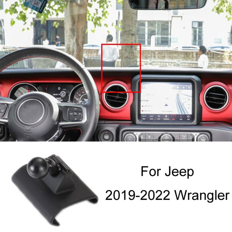 For Jeep Car Special Mobile Phone Navigation Bracket Base, 11 - 18 Wrangler, 14 - 17 Cherokee, 14 - 18 Grand Cherokee, 16 - 21 Renegade, 17 - 20 Compass Not For Screen Modification, 18 - 22 Grand Commander, 19 - 22 Wrangler, 21 Grand Cherokee, 21 Compass - ORIWHIZ